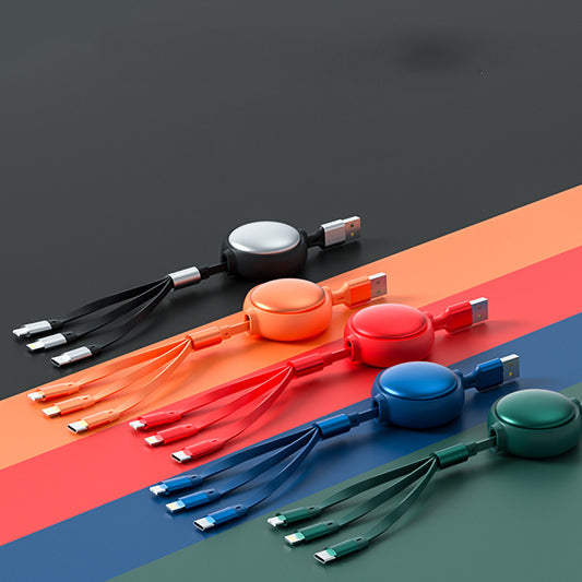 3 In1 USB Type C Micro USB Type C Lightning Charging Cable