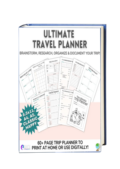 Travel Planner Printable Bundle