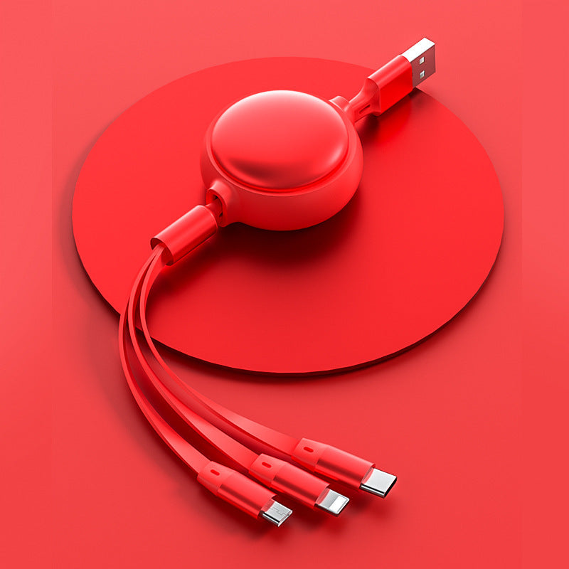 3 In1 USB Type C Micro USB Type C Lightning Charging Cable